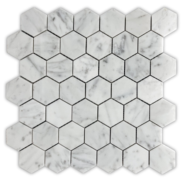 CARRARA 2’’ Mosaic Tile