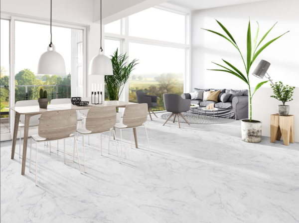 Carrara Avell® Luxury Vinyl Tile - Image 2