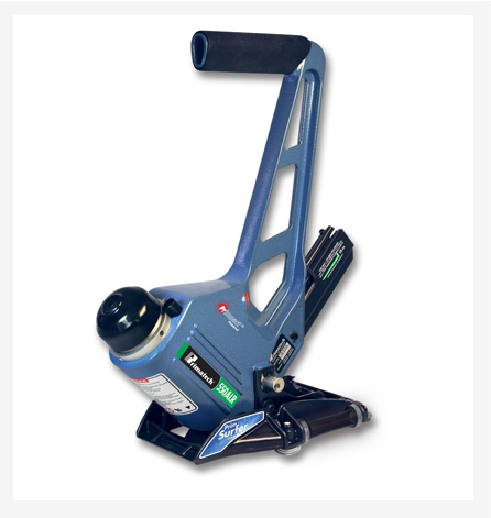 550ACR 18GA “L/S” PNEUMATIC ADJUSTABLE BASE COMBO TOOL ON ROLLER