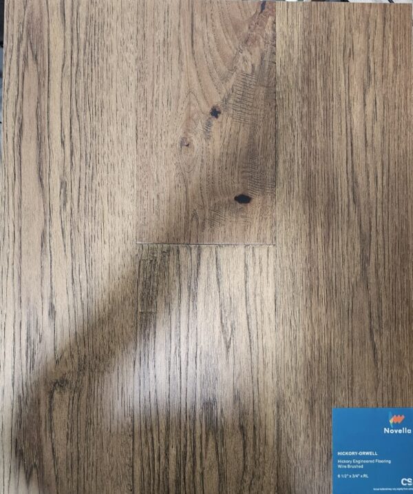 ORWELL – NOVELLA 6 1/2″ HICKORY ENGINEERED HARDWOOD