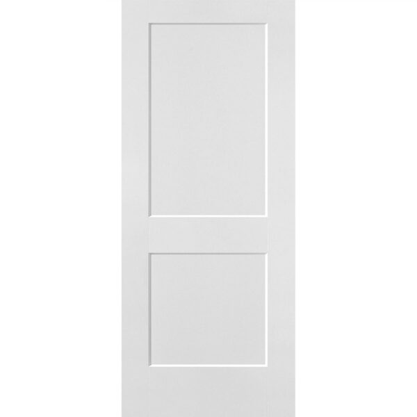 Shaker 2 (Double) Panel 18" To 36" x 80" x 1-3/8"  Hollow Core Interior Door Left And Right