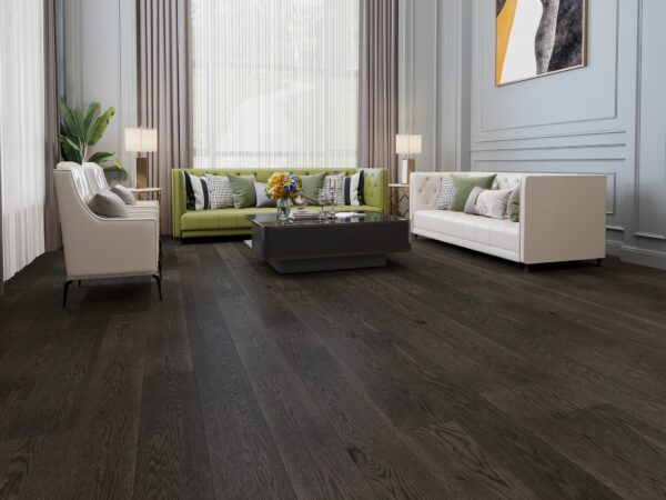 VIDAR American Oak 7 Collection Engineered Hardwood-Charcoal - Image 2