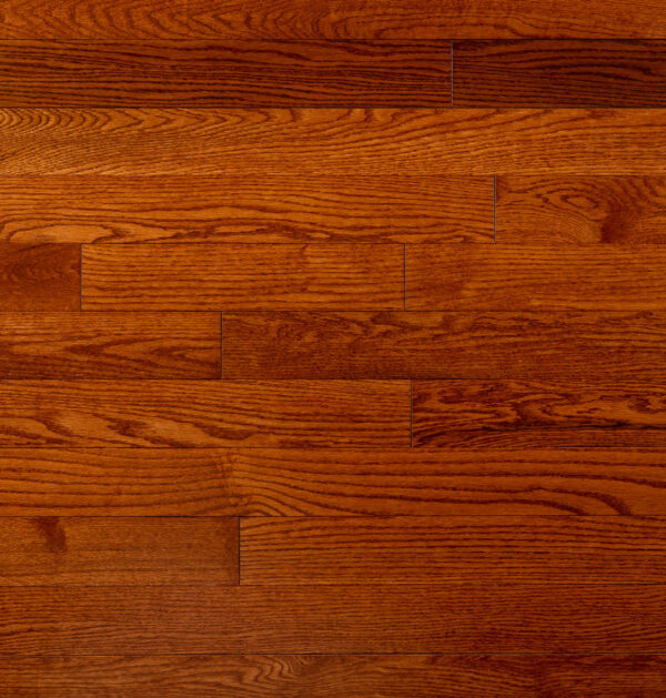 Wickham Domestic Collection Solid Hardwood Red Oak Color –CINNAMON/BUTTERSCOTCH