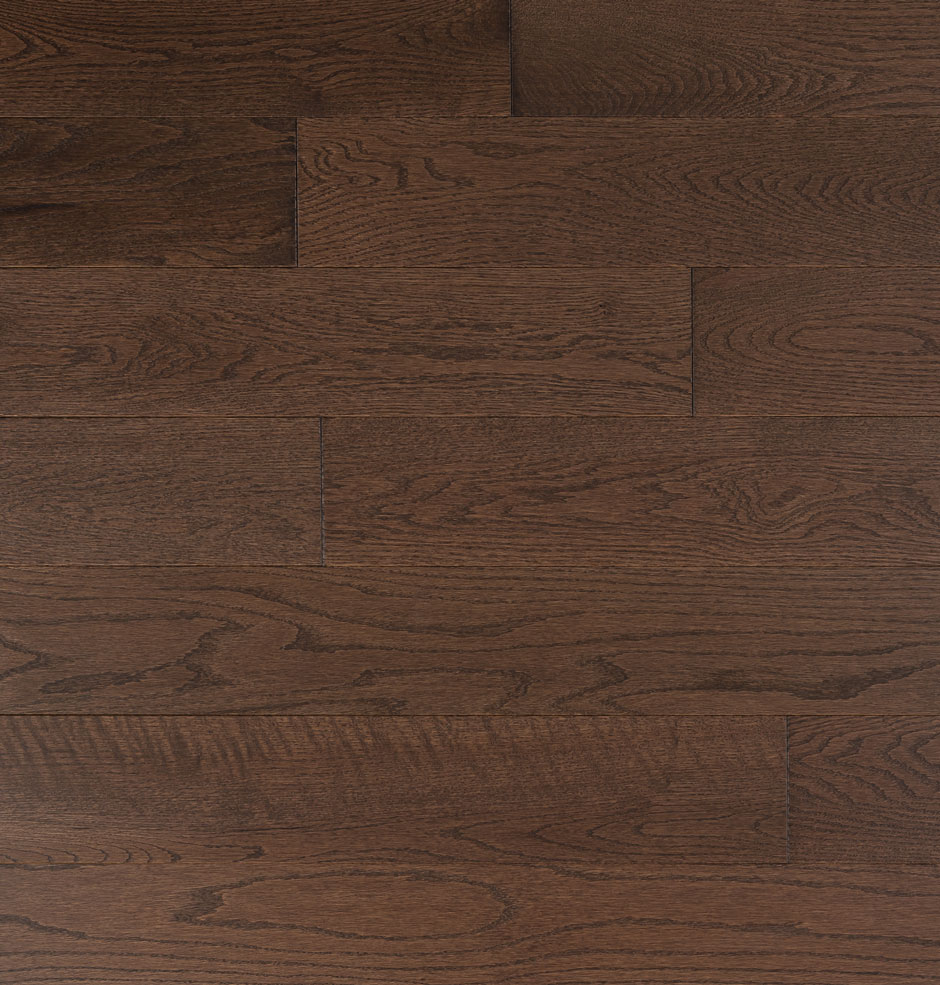 Wickham Domestic Collection Solid Hardwood RED OAK Color WALNUT