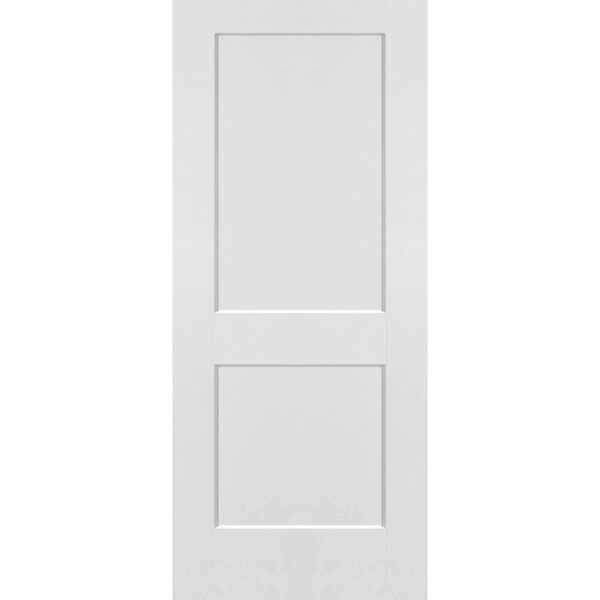 Shaker 2-Panel 18" To 36" x 80"x 1-3/8" h Solid Core Interior Door Left And Right