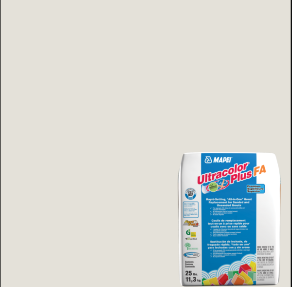 Mapei Ultracolor Plus FA Rapid-Setting All-in-One Grout #5220 Eggshell 25 lb - Image 2