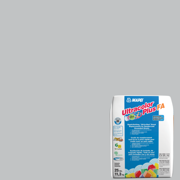 Mapei Ultracolor Plus FA Rapid-Setting All-in-One Grout - #101 Rain - 25 lb - Image 4