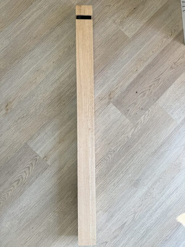 Unfinished Oak Style Stair Post 48″ X 3 1/2″ - Image 2