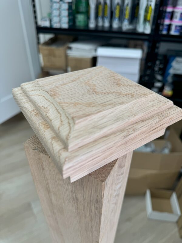 Stair Unfinished Oak Post Cap