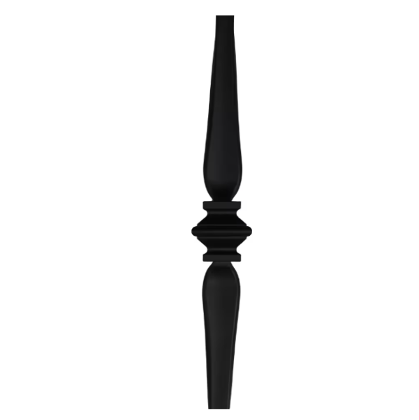 Spindle Single Spoon Collar Satin Black - Image 2